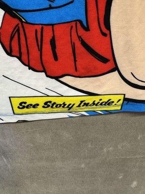 Supergirl Shirt Womens Small Comic Book Tank Dress Sleepwear DC Comics Graphic 4