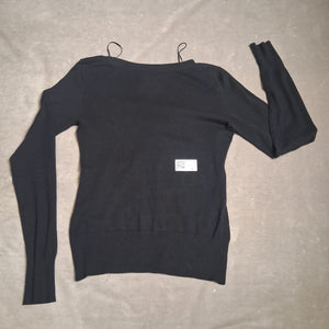 L.O.G.G. Womens Black Scoop Neck Long Sleeve Pullover Sweater Size M Pre-Owned 5
