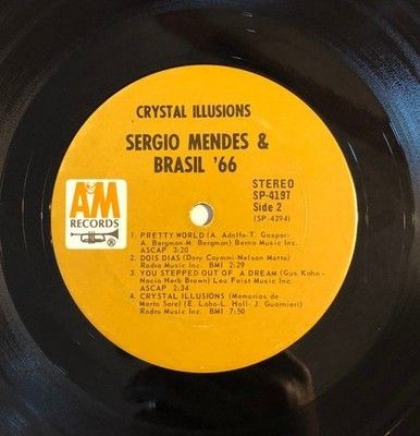 Sergio Mendes & Brasil '66 Crystal Illusions Vinyl LP Record
