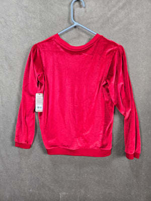 Wrangler Women's Red Velvet Crew Neck Sweater XL 1X 16 18 New With Tags 3