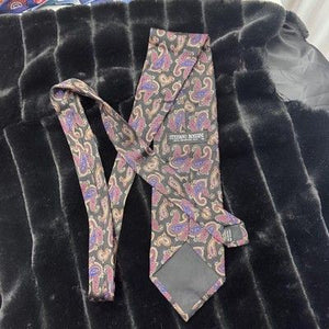 Stefano Rossini Tie Mens Silk Paisley Pattern Multicolor Classic Necktie Formal 5