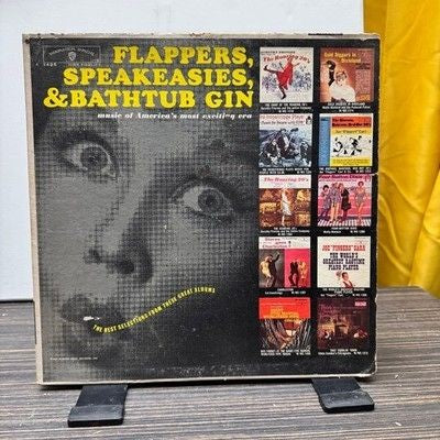 Various Artists Flappers Speakeasies Bathtub Gin 12 Inch Black Vinyl LP Used