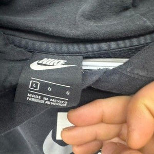 Vintage y2k Nike Chicago swoosh logo black hoodie - Large 3