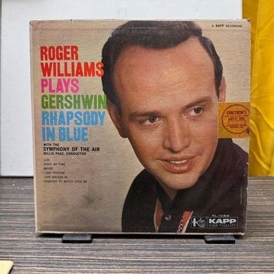 Roger Williams Roger Williams Plays Gershwin Rhapsody In Blue Vinyl LP Record