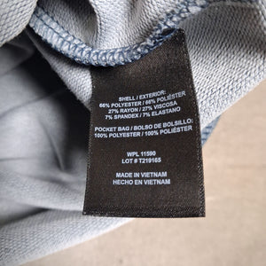 32 COOL Unisex Gray Full Zip Hooded Jacket Lightweight Size L 4