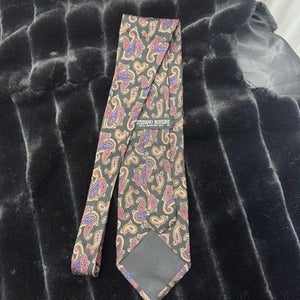 Stefano Rossini Tie Mens Silk Paisley Pattern Multicolor Classic Necktie Formal 2