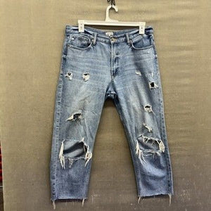 Dear John Jeans Mens 32 Distressed Blue Ripped Grunge Denim Straight Leg 32x28 2