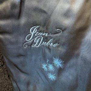 Vintage Jean Dulac Jacket Womens Medium Black Persian Lamb Mink Shawl Collar 50s 5