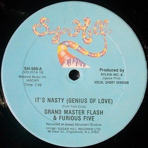 GrandMaster Flash The Furious Five It's Nasty Vinyl Record Used Hip Hop 1