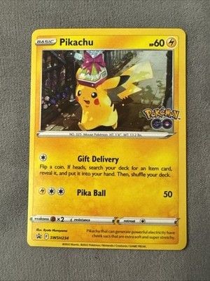 Pikachu SWSH234 Promo SWSH Black Star Pokemon TCG 3