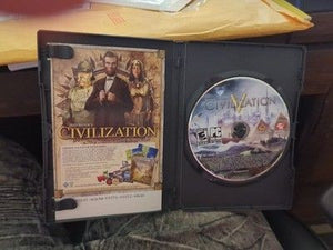 Civilization 5 - Sid Meier (PC, DVD, 2010) complete w/ manual and poster Read 1