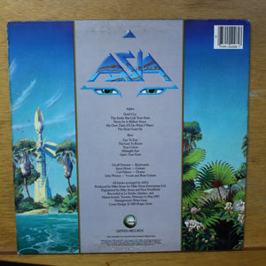 Asia Alpha LP Geffen Records GHS 24008 1983 3