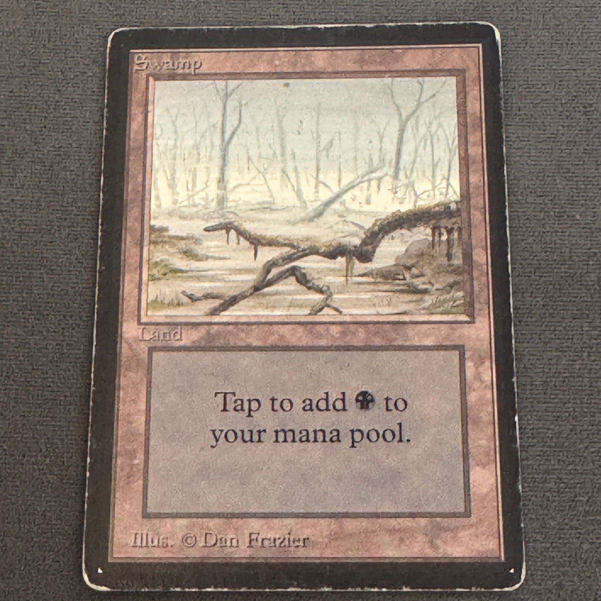 Swamp (A) Limited Edition Beta 294 MTG Magic The Gathering MP #4
