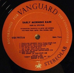 Ian Sylvia Early Morning Rain Vinyl LP Record Used Folk Music 4