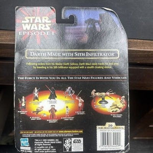 Hasbro Star Wars Episode I Darth Maul Sith Infiltrator Action Figure New 5