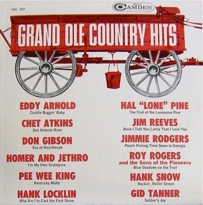 Various Artists Grand Ole Country Hits Vinyl LP Used