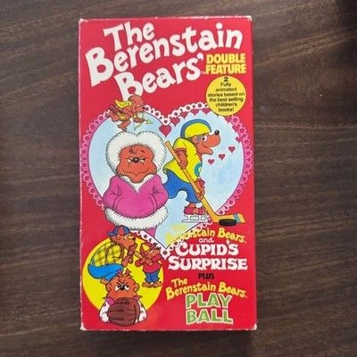 The Berenstain Bears Double Feature VHS Cupid Surprise Play Ball Kids Classics