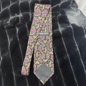 Stefano Rossini Tie Mens Silk Paisley Pattern Multicolor Classic Necktie Formal 3