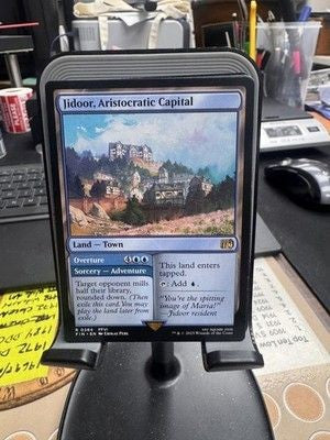 Jidoor Aristocratic Capital Magic Card FFVI Adventure Land Sorcery Blue Ungraded