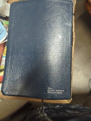 NIV Teen Study Bible Blue Leathersoft Imitation Leather Very Good Condition 4