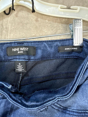 Nine West Jessica Jegging Women's Size 6 Dark Wash Denim Jeans 2