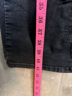 Lee Rider Black Denim Jeans with Classic Fit and Pockets 5
