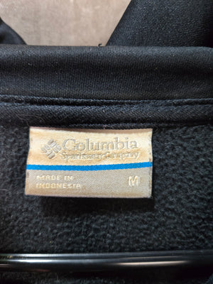 Columbia Women's Black Fleece Full Zip Hooded Jacket Size M 2