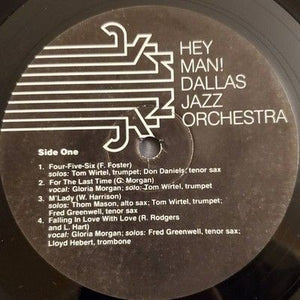Dallas Jazz Orchestra Hey Man Vinyl LP Record Used Jazz 4