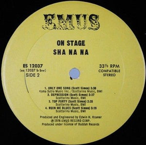 Sha Na Na On Stage Vinyl LP Record 4