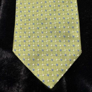 Brooks Brothers Tie Mens Silk Woven Patterned Pre-Owned Made in USA Italy 3