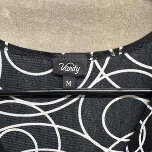 Womens Vanity Geometric Sleeveless Tank Top Medium Pre-Owned Excellent Condition 2