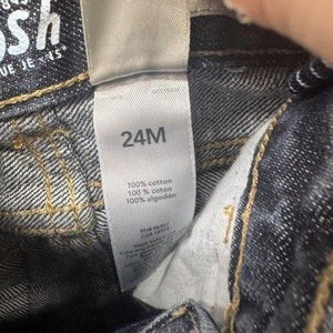 OshKosh B'gosh Blue Jeans Straight Fit 24M Toddler Boys Denim Pants 100% Cotton 4