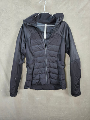 Lululemon Goose Down Jacket Black Size 12 Very Good 1