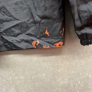 Poetic Justice Jacket Mens XL Black Half Zip Windbreaker Hooded Anorak Chemistry 2