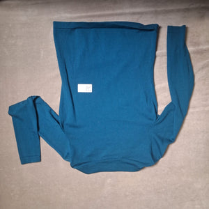 Banana Republic Women's Teal Extra Fine Merino Wool Long Sleeve Top M Pre-Owned 5