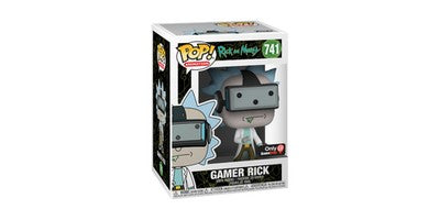 Funko Pop! Gamer Rick #741 Vinyl Figure Animation w/ Free Protector