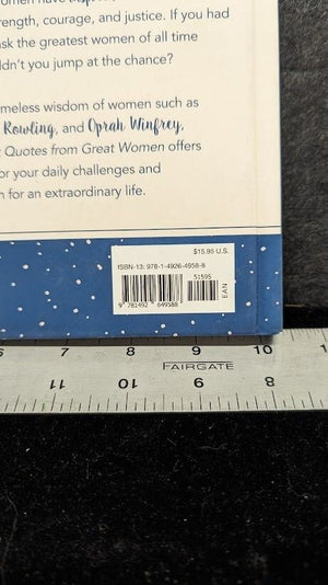 Great Quotes from Great Women: Words from the Women Who Shaped the World (Women 1