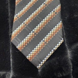 Bergamo New York Tie Mens Classic Silk Necktie Checkered Striped Workwear 4