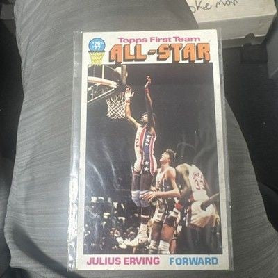 1976-77 Topps - All-Star Julius Erving #127 - EX/EX+ Jumbo Card