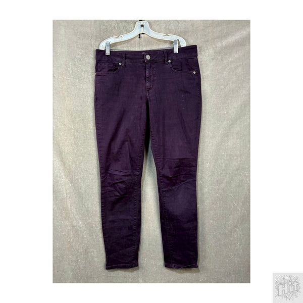 LOFT Curvy Skinny Women's Jeans Size 28 Dark Wash