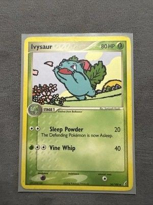 The Pokémon Company Ivysaur 34/100 Crystal Guardians Uncommon Regular Eng HP 80