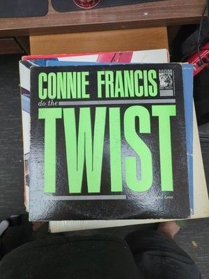 CONNIE FRANCIS do the twist 1962 UK MGM High Fidelity VINYL LP Rare Promo E4022 2
