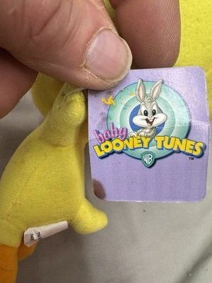Nanco Looney Tunes Tweety Bird Baby Stuffed Raised Arm Plush Vintage 10” Warner 5