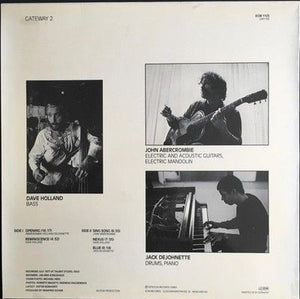 John Abercrombie Dave Holland Jack DeJohnette Gateway 2 Vinyl LP Record Used Jaz 5