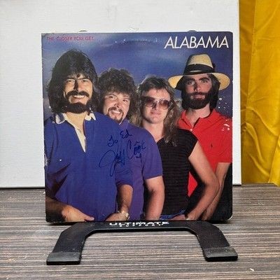 Alabama Vinyl LP Record The Closer You Get Used Country Music
