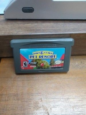 Paws & Claws Pet Resort Nintendo Game Boy Advance Cartridge Very Good Condition