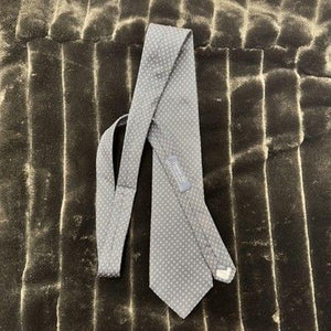 Herbert Johnson Silk Necktie Mens Classic Geometric Print Pre-Owned Good 2
