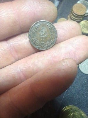1901 Hungary 2 Filler Coin 2