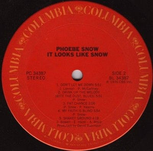 Phoebe Snow It Looks Like Snow Vinyl LP Record Used 4