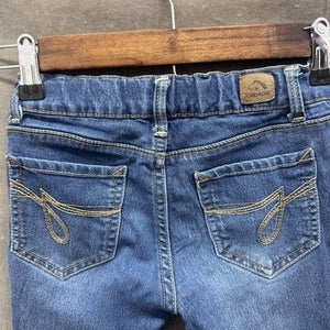 Jordache Jeans Girls 8 Regular Blue Super Skinny Stretch Denim Pre-Owned Adjusta 4